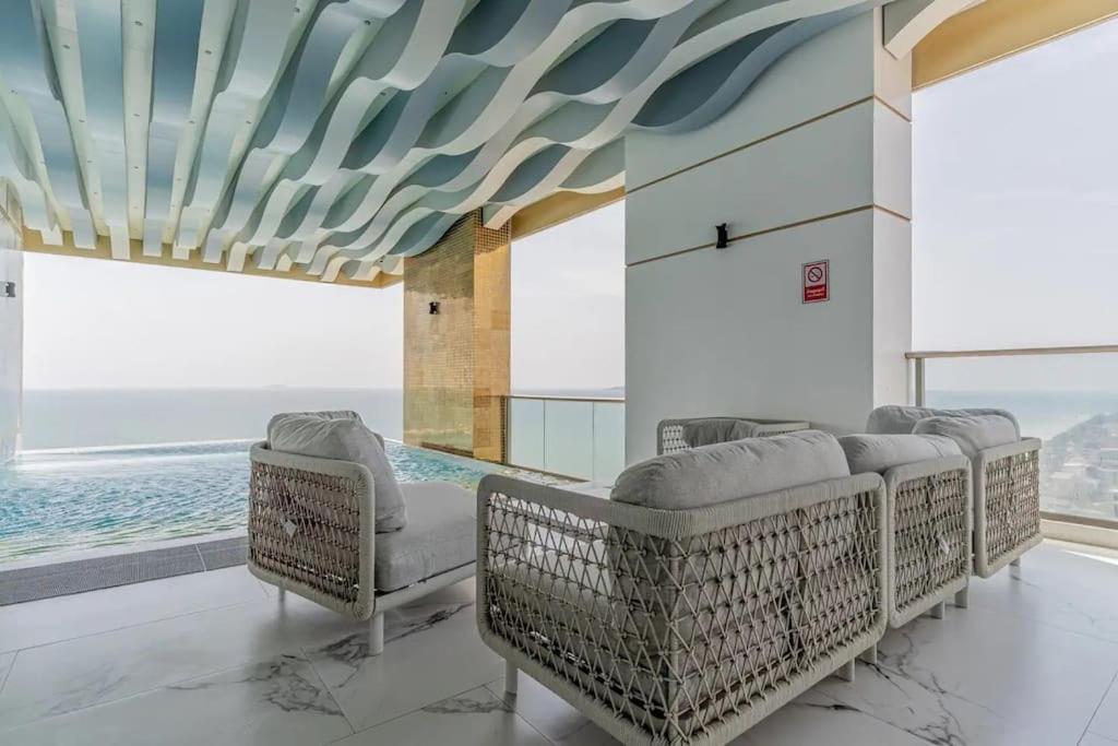 Sea View 5 Star Facilities Luxury Stay At Pattaya Jomtien Beach Exterior foto
